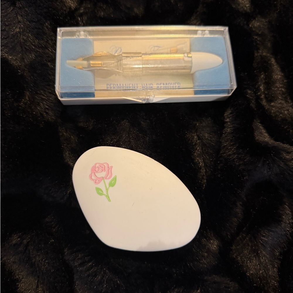 Vintage Permanent Hair Remover & Vintage Medicated Angel Face Pressed Powder